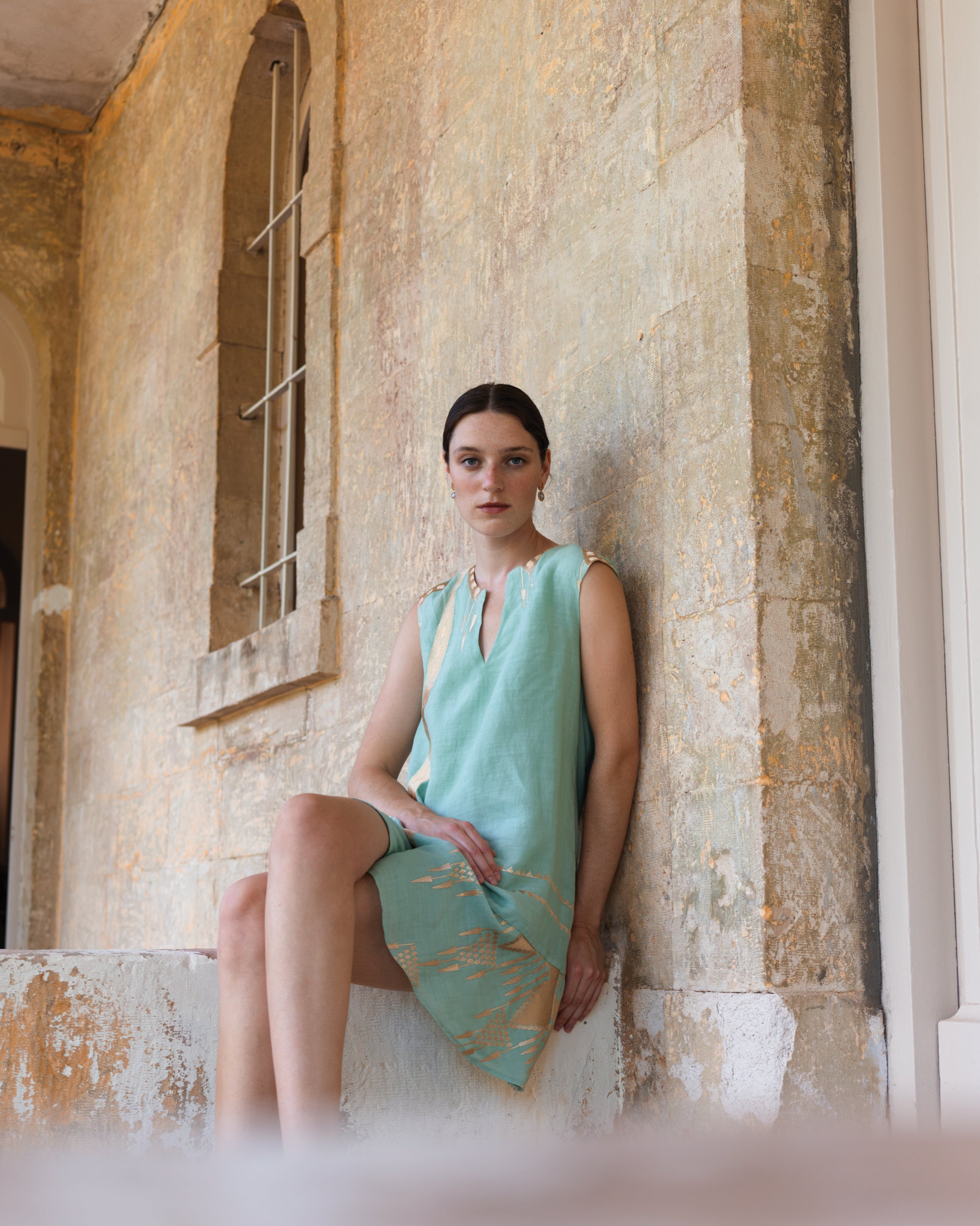 roots linen dress Linen Roots Kaftan
